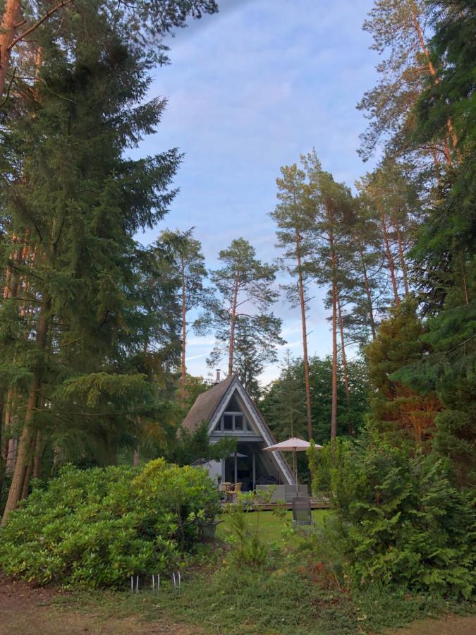 Ferienhaus Reetdach 1300Qm Privatgrundstueck Bootssteg Sauna Templin Luebbesee Uckermark Erholung Pur Seenplatte Petersdorf  Exteriér fotografie